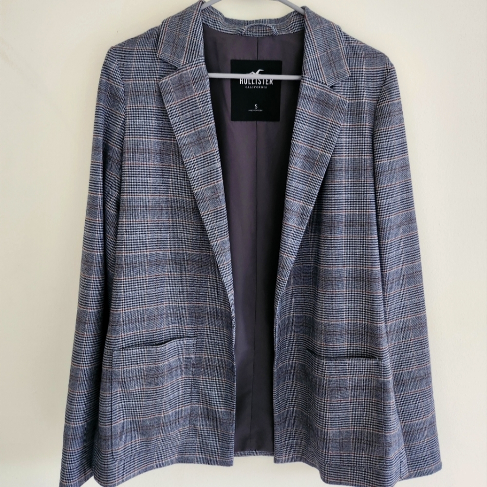 Hollister Co. Blazer Checked